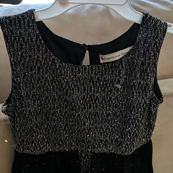 poppies and roses big girl dress